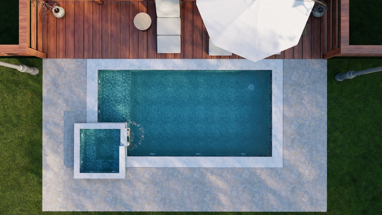Piscina de vinil que já fizemos 17
