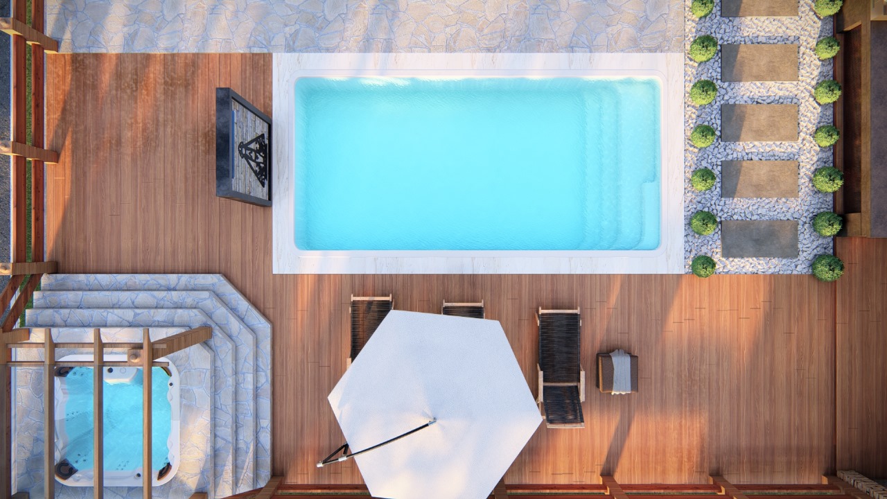 Piscina de vinil que já fizemos 18