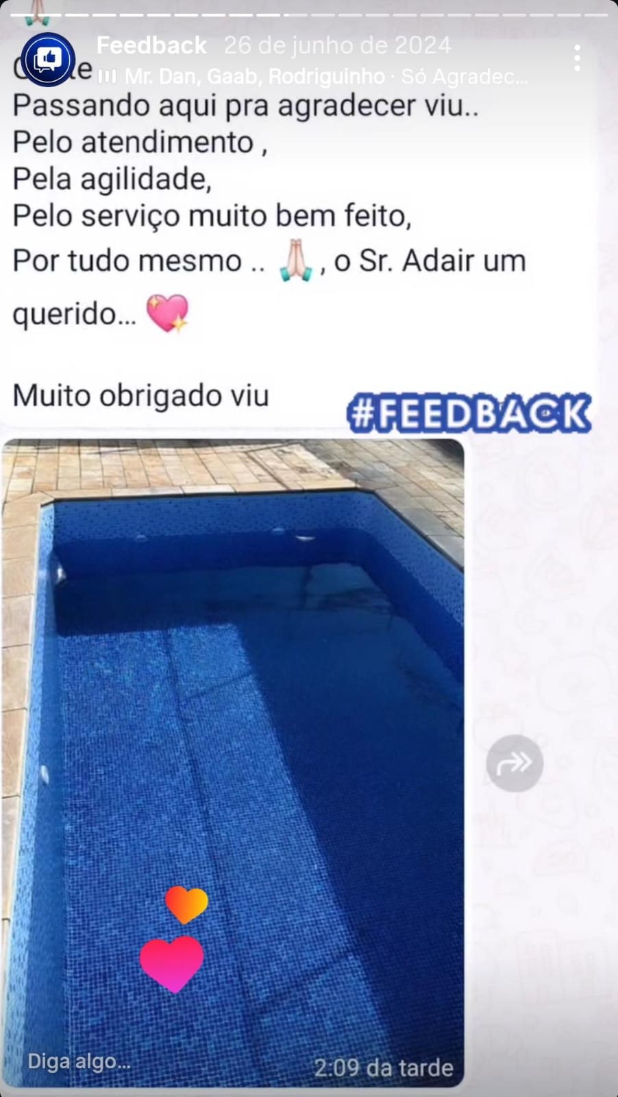 Feedback de cliente 8