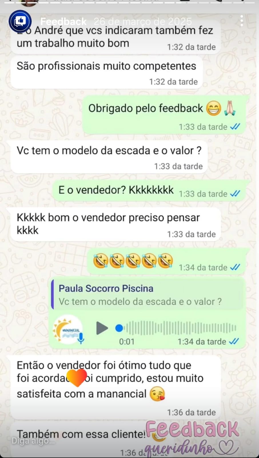 Feedback de cliente 12