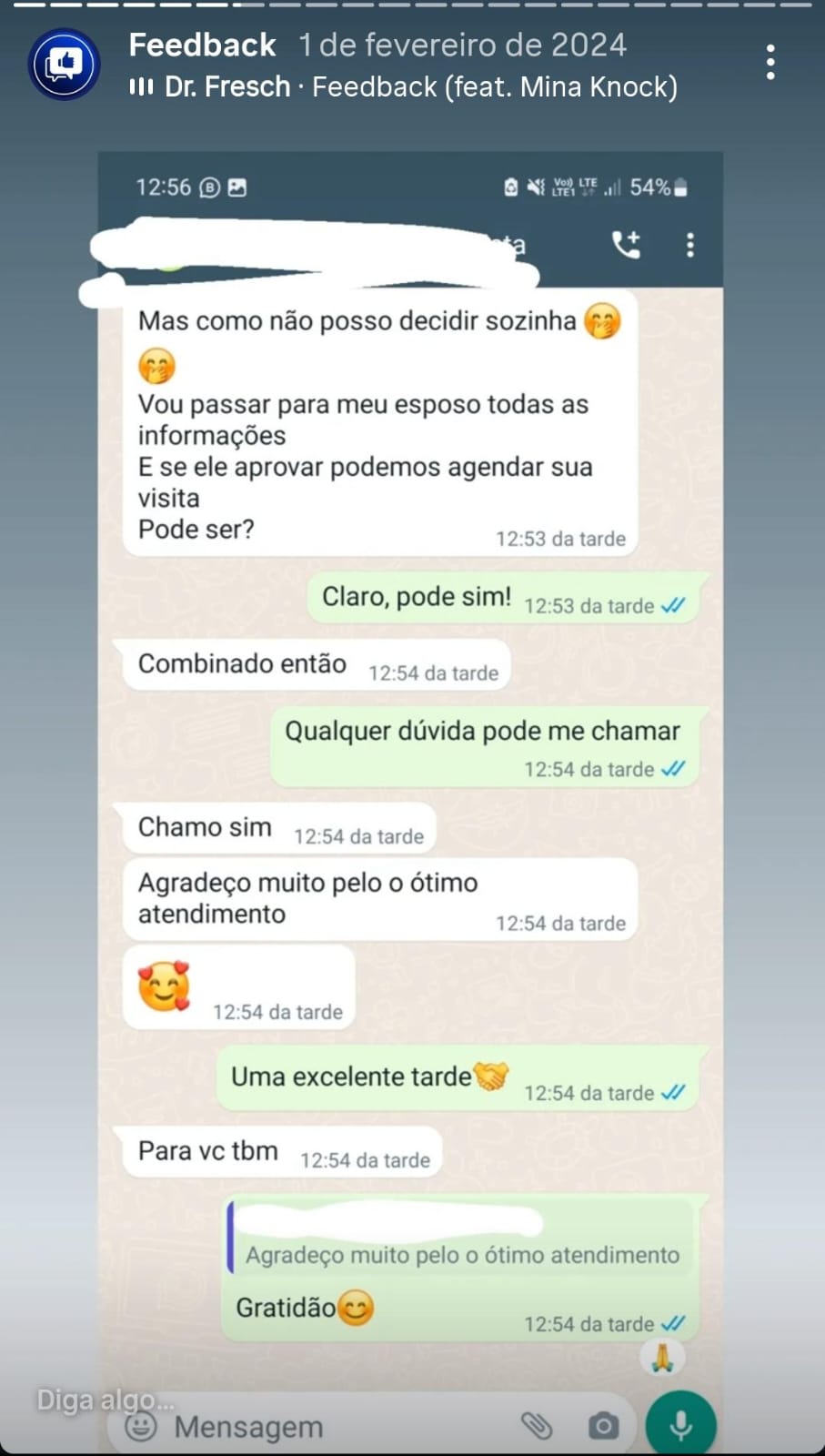 Feedback de cliente 10