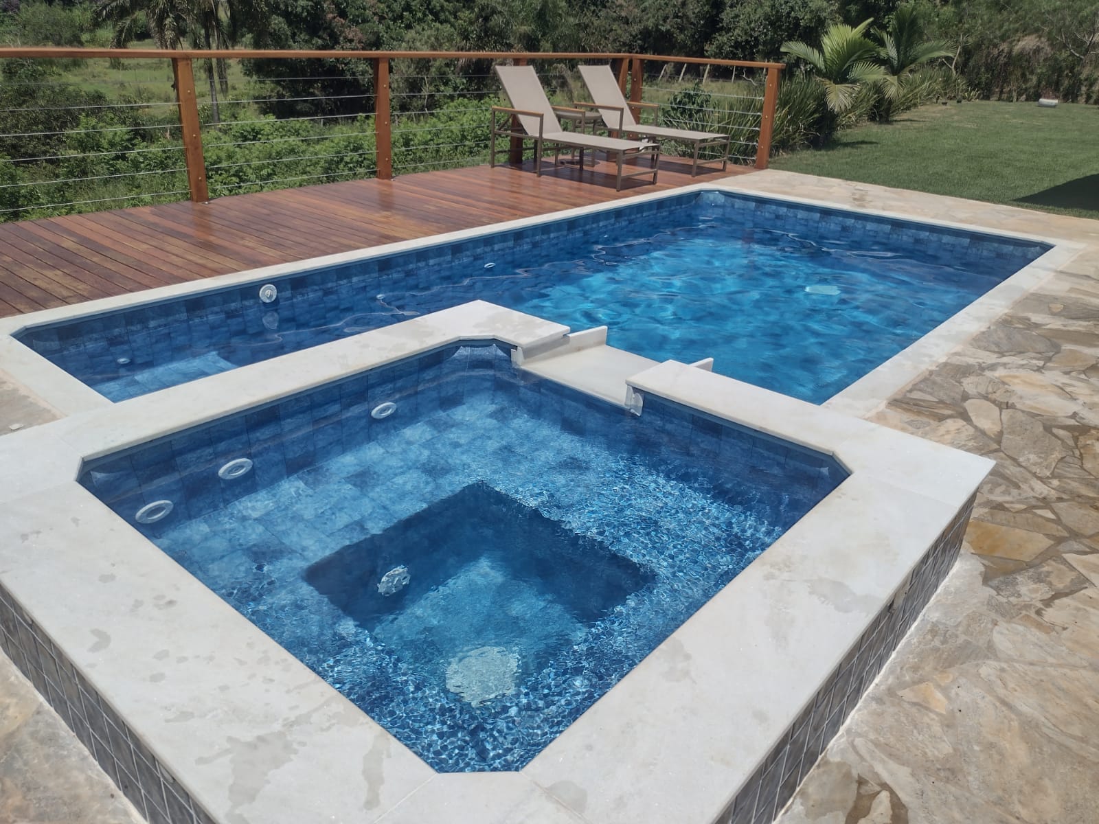 Piscina de vinil que já fizemos 3