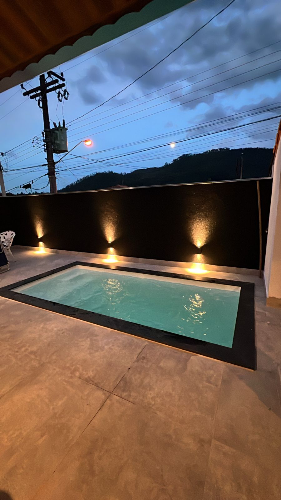 Piscina de fibra instalada pela Manancial 4