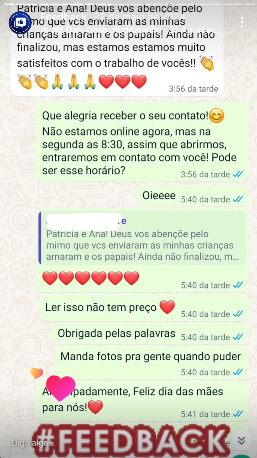 Feedback de cliente 7