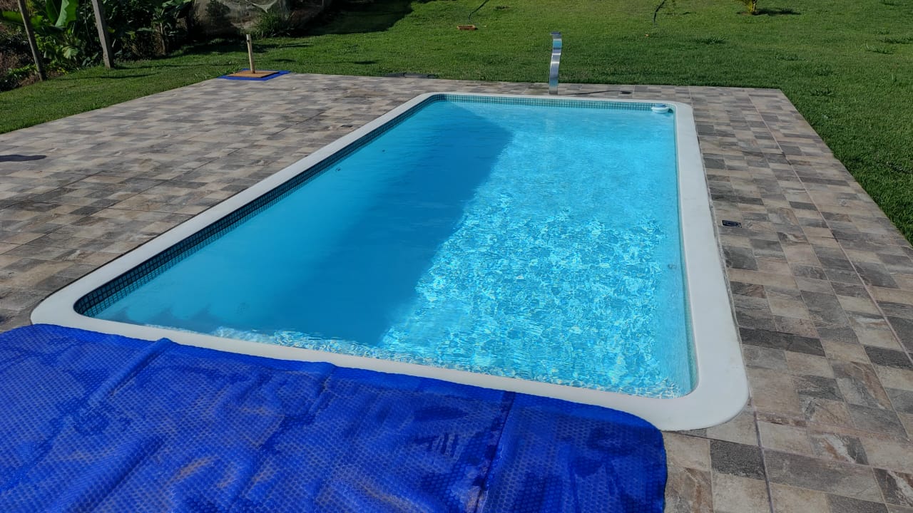 Piscina de fibra instalada pela Manancial 22