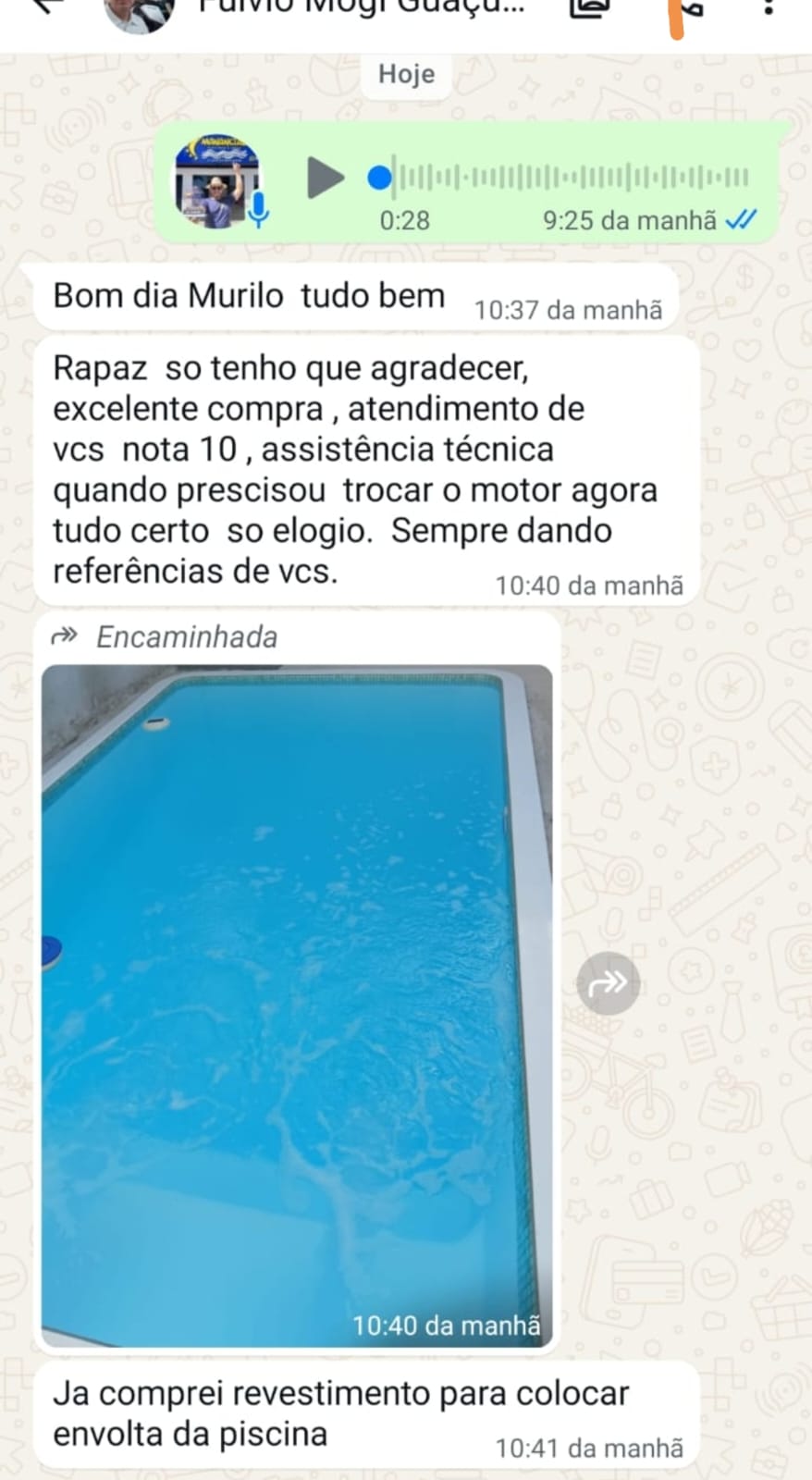 Feedback de cliente 20